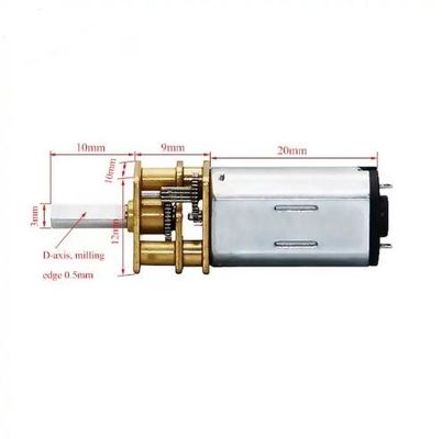 12MMギアボックス メタルギア DCモーター 45 Rpm 1.5V 24V 0.7 ワット ドアロック