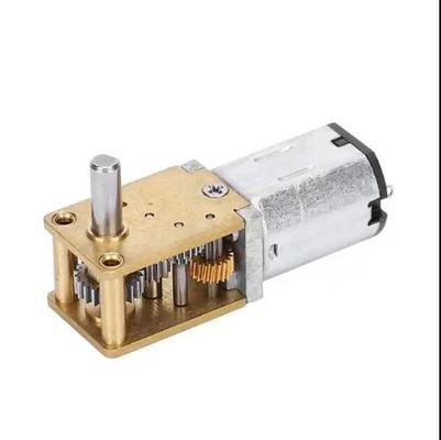 6V - 12V ブラシ DCギアモーター 横軸 ワーム ショートシャフト DC マイクロ メタルギアモーター