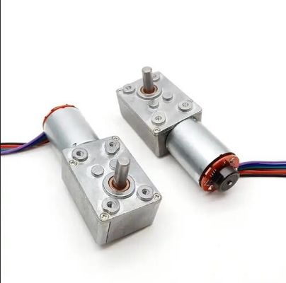 高トルクDCワームギアモーター 低速電源オフ 自動ロックモーター