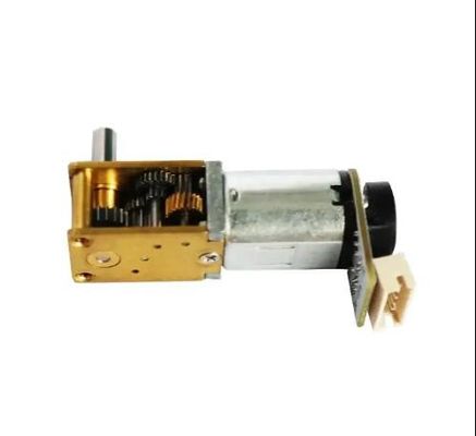 3V - 12V ブラッシュ式マイクロDC ワームギアモーター 12mm 高トルク 低速 N20