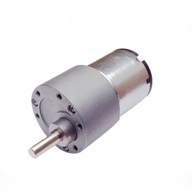50 RPM ブラシ DC ギアモーター 37mm 炭素ブラシ DC ギアボックス モーター 3V - 24V ロボット