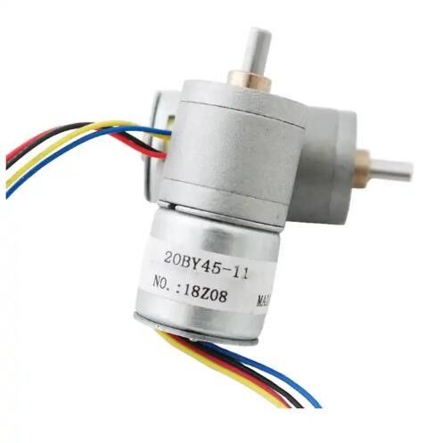 5V DC マイクロギアステッパーモーター 20mm 2相4ワイヤーステッパーモーター