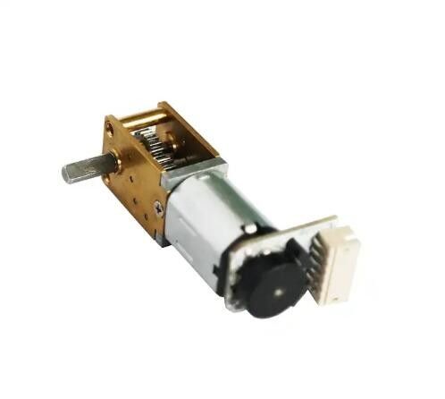 3V - 12V ブラッシュ式マイクロDC ワームギアモーター 12mm 高トルク 低速 N20